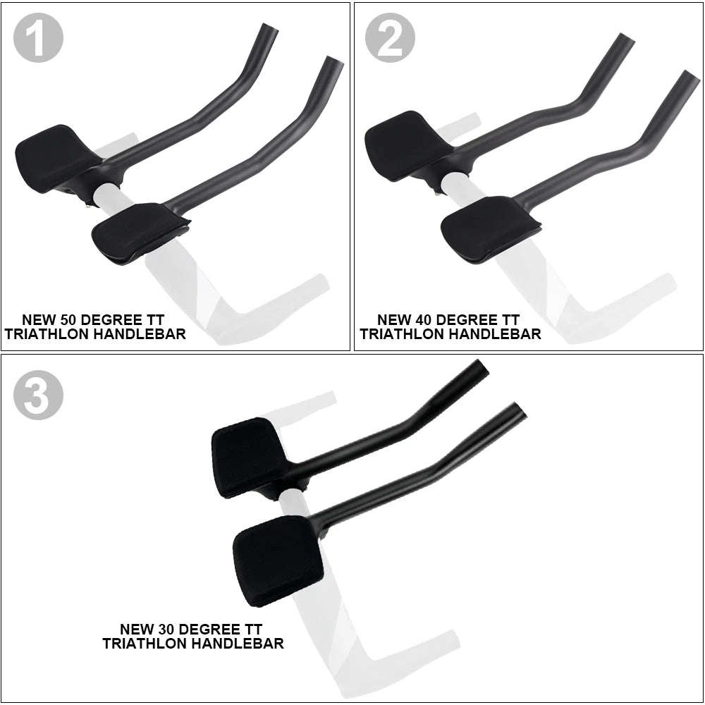 RXL SL Carbon Bicycle Rest Bar 31.8mm TT Handlebar Bicycle Rest Bar 30°/40°/50° Triathlon Extender Carbon Road HandlebarRest Bar