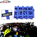RASTP-Universal 45/50CM*60CM-2CM Nylon Car Racing Window Net Racing Rally Safety Equipment Window Protect Belts Safety BAG054