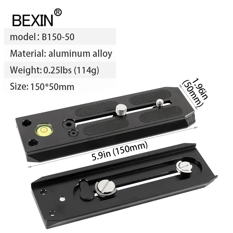 Camera quick release plate telephoto lens support camera long lens slide rail bracket tripod plate for Manfrotto dslr camera