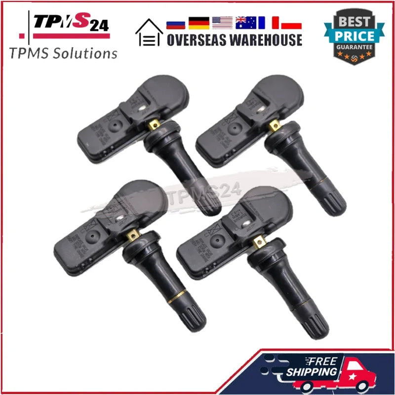 4PCS 52933C1100 52933-C1100 For Hyundai Creta IX25 Tucson I40 IX35 Sonata 2014-2018 Tucso Tire Pressure Monitor Sensor TPMS