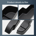 Smabee for Audi Q4 E-Tron 2021-2025 Door Side Storage Box TPE Front Rear Door Handle Organizer Tidying Car Accessories