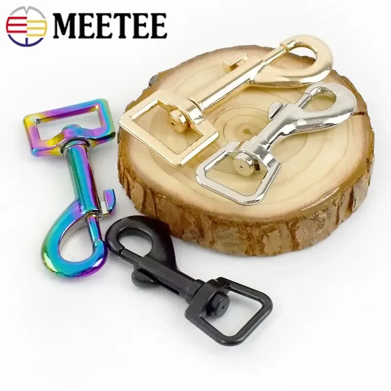 2/5/10Pcs 15/20/25mm Metal Lobster Buckle Bag Strap Swivel Snap Buckles Dog Collar Clamp Hook Keychain Carabiner Clasp Accessory