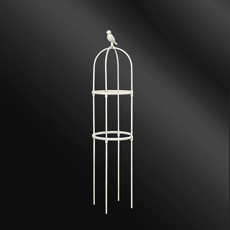 Plant Climbing Support Trellis Stand 2-3 Tier, White or Black, for Tomato Vine Plants