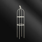 Plant Climbing Support Trellis Stand 2-3 Tier, White or Black, for Tomato Vine Plants