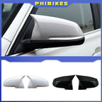 BMW side mirror cover cap, white or gloss black, fits 1/2/3/4/X1/i3/M2 F20 F30