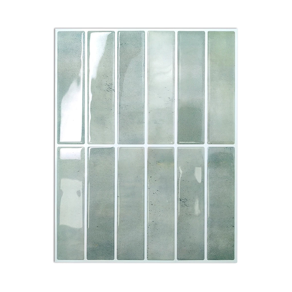 10/30/50 Pieces 3D Imitation Handmade Tile Stickers, Self-Adhesive Kitchen Backsplash, Waterproof  Self-Adhesive