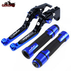 Motorcycle Folding Extendable CNC Moto Adjustable Clutch Brake Levers Handbar End Grips fit For Bajaj Pulsar 200 NS/200 RS/200 A