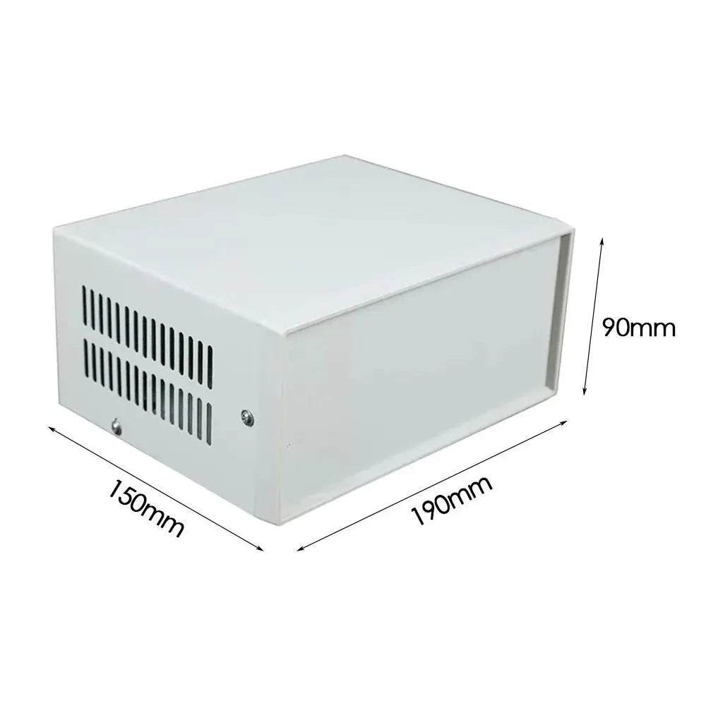 Metal Enclosure Project Case DIY Junction Box Electronics Enclosure Box Outdoor Indoor Electronic Module Instrument Housing Box