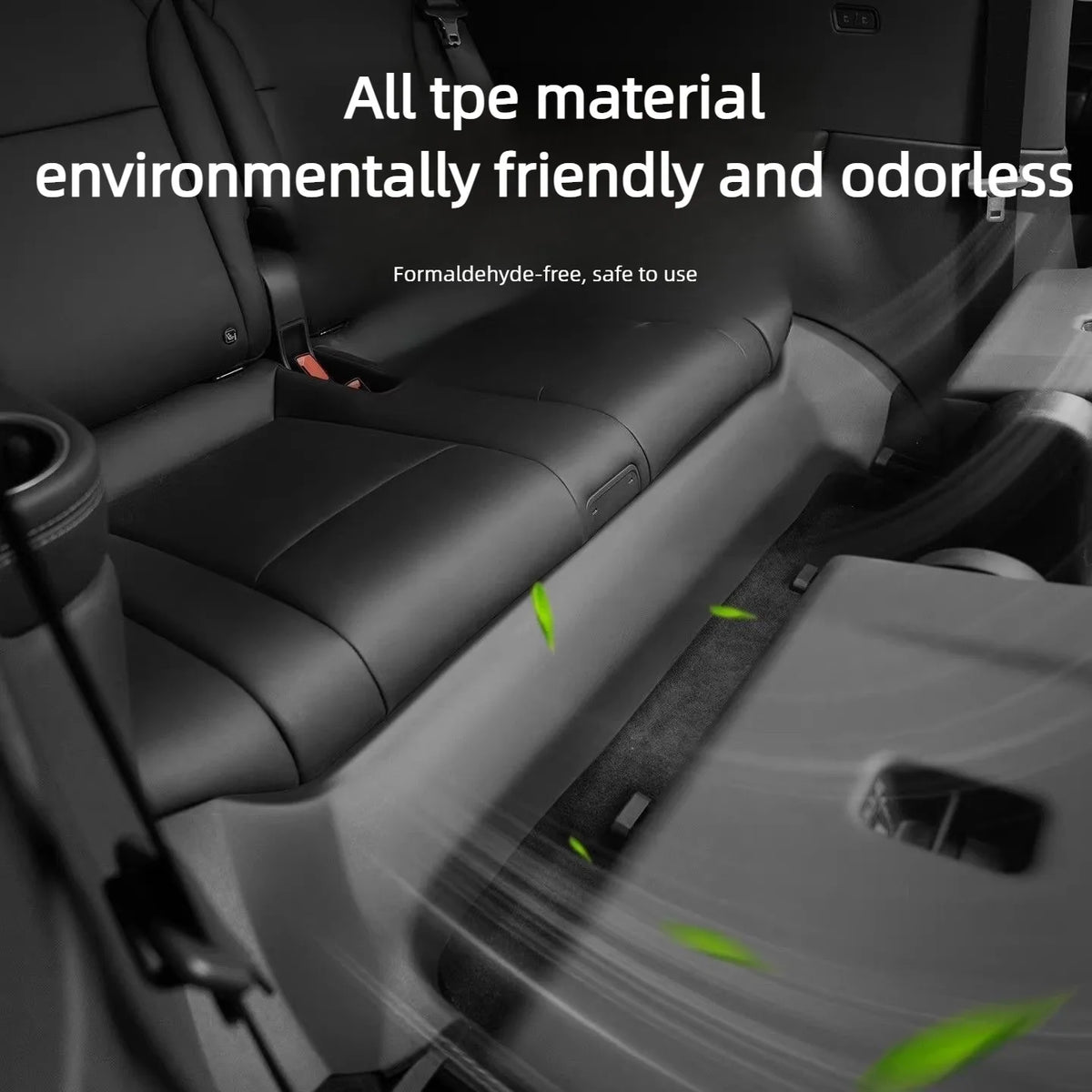 for Tesla Model YL 2026 3rd Row Seat Foot Protector Cover TPE Anti-kick Protection Accessories Y L Pad Under Third Row Seats