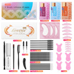 Lomansa Lash Lift Eyelash Lift Kit 8-12 Minutes Instant Lifting Perming Curling For Eyebrow Eyelashes Perm Kit Lasts 6-8 Weeks
