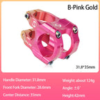 CNC MTB Stem 31.8 Ultralight Handlebar Stem 35mm Aluminum Alloy Road Mountain Bike Bridge Cycling Short Stem Bicycle Accessories