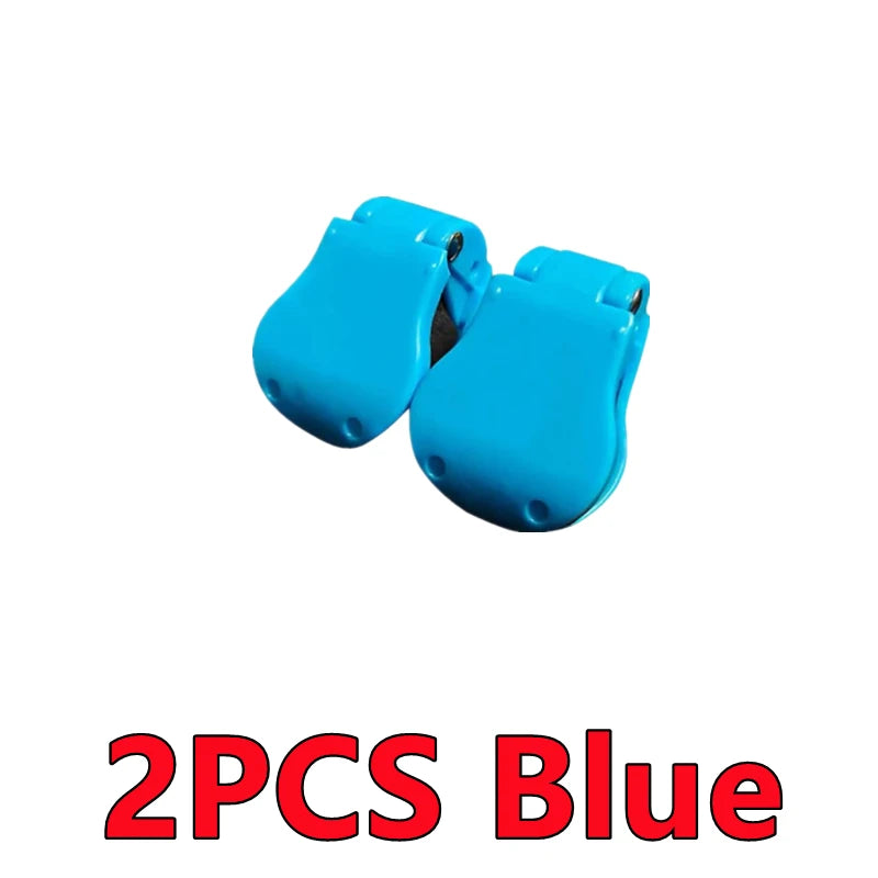 New 2-8PCS Portable Fishing Pole Holder Fishing Rod Fixer Wall Mounted Fishing Pole Straps Clip Multifunctional Rod Holder Tools
