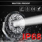 12V 24V for search light vehicles high power Long Range Survey Light  4x4 Driving Work Led Off Road 12v 24v Car Truck ATV SUV