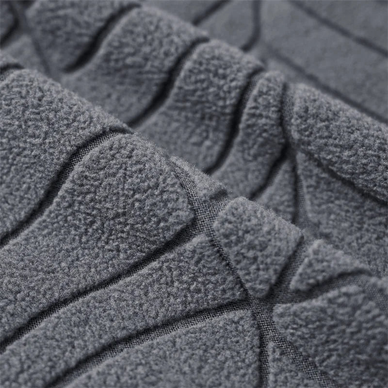 Jacquard RV Dinette Sofa Seat Cushion Cover Elastic Armless Couch Slipcovers Anti-slip Anti-dirt Camper Car Bench Slipcover