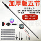 Folding Multifunctional Hiking Poles Outdoor Hiking Camping Ultralight Tactical Set Telescopic Hiking Poles