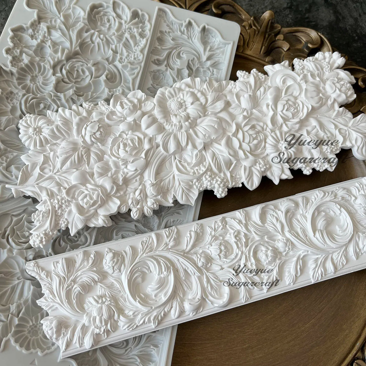 Flower Silicone Mold Silicone Epoxy Resin Plaster Mould cake mold fondant molds cake decorating tools DIY resin molds