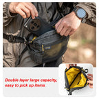 Dyneema Fiber Waist Bag 1.1L Waterproof UrltraLight Multi Pocket for Cycling Running Hiking Camping Outdoor Sports Accessories