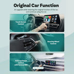 Ottocast Mini Slim Wireless CarPlay Android Auto Adapter USB Dongle Plug Play Wifi Auto Connect for Mercedes Benz Audi Toyota et