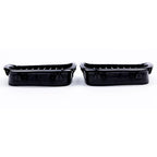 Pulleco For BMW E39 5 Series 525 528 Gloss Black Grille Car Front Hood Grill Kidney Grilles Racing Grill 99-03 Auto Accessories