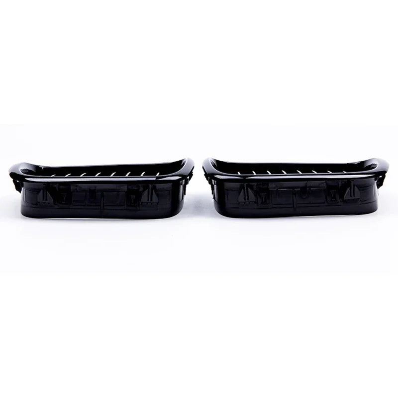 Pulleco For BMW E39 5 Series 525 528 Gloss Black Grille Car Front Hood Grill Kidney Grilles Racing Grill 99-03 Auto Accessories