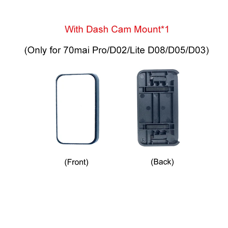 70mai Dash Cam Pro D02/D08 Mount or CPL Filter Replacement Accessory (Select Option)