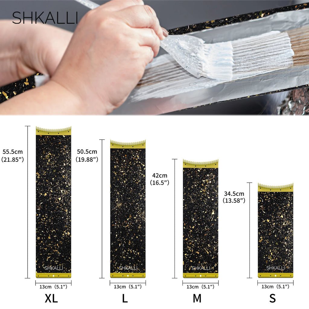 SHKALLI Carbon Fiber Hair Highlighting Board with Comb Teeth, 1pc Styling Tool