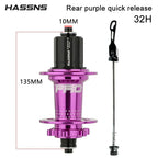 Hassns Cube Pro 7 32/24 Hole mtb Rear K7 Noisy Hub 4 Bearing 6 Pawl 120 Click Bicycle Cube Suitable For 7/8/9/10/11/12 Speeds