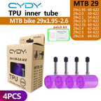 CYDY TPU MTB Bike Inner Tube Camera 29 26 27.5 29x1.95-2.6 Inch Mountain Bicycle Tire Schrader Valve AV pneu 29er Cycling Tube