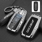 Car Zinc Alloy Silicone Key Case Holder Cover Chain For Chery JAECOO Omoda 5 Tiggo 7 8 9 Plus Pro Arrizo 6 8 Car Styling Remote