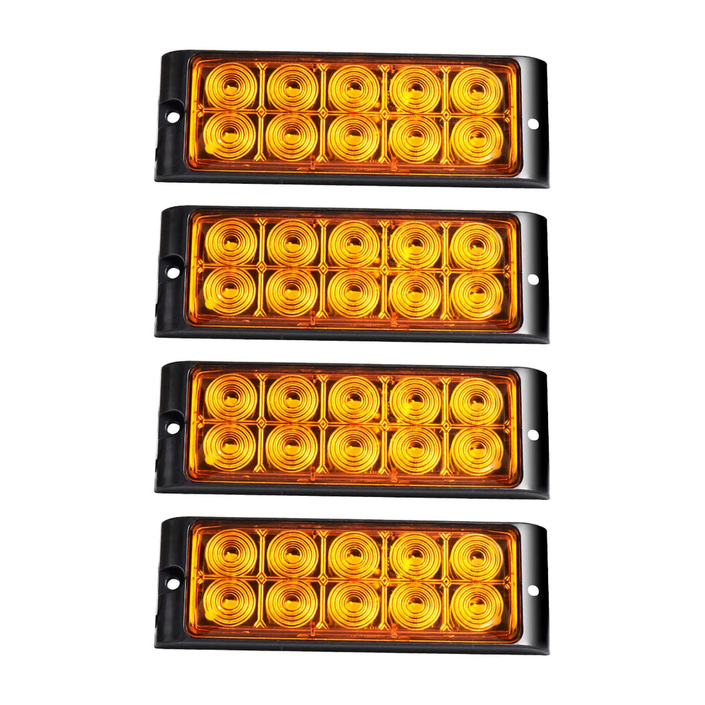 4 Pieces High Bright LED Side Light For Lorry/Truck/Pick up12V/24V White/Blue/Green/Red/Yellow Long Life Span Easy Installation