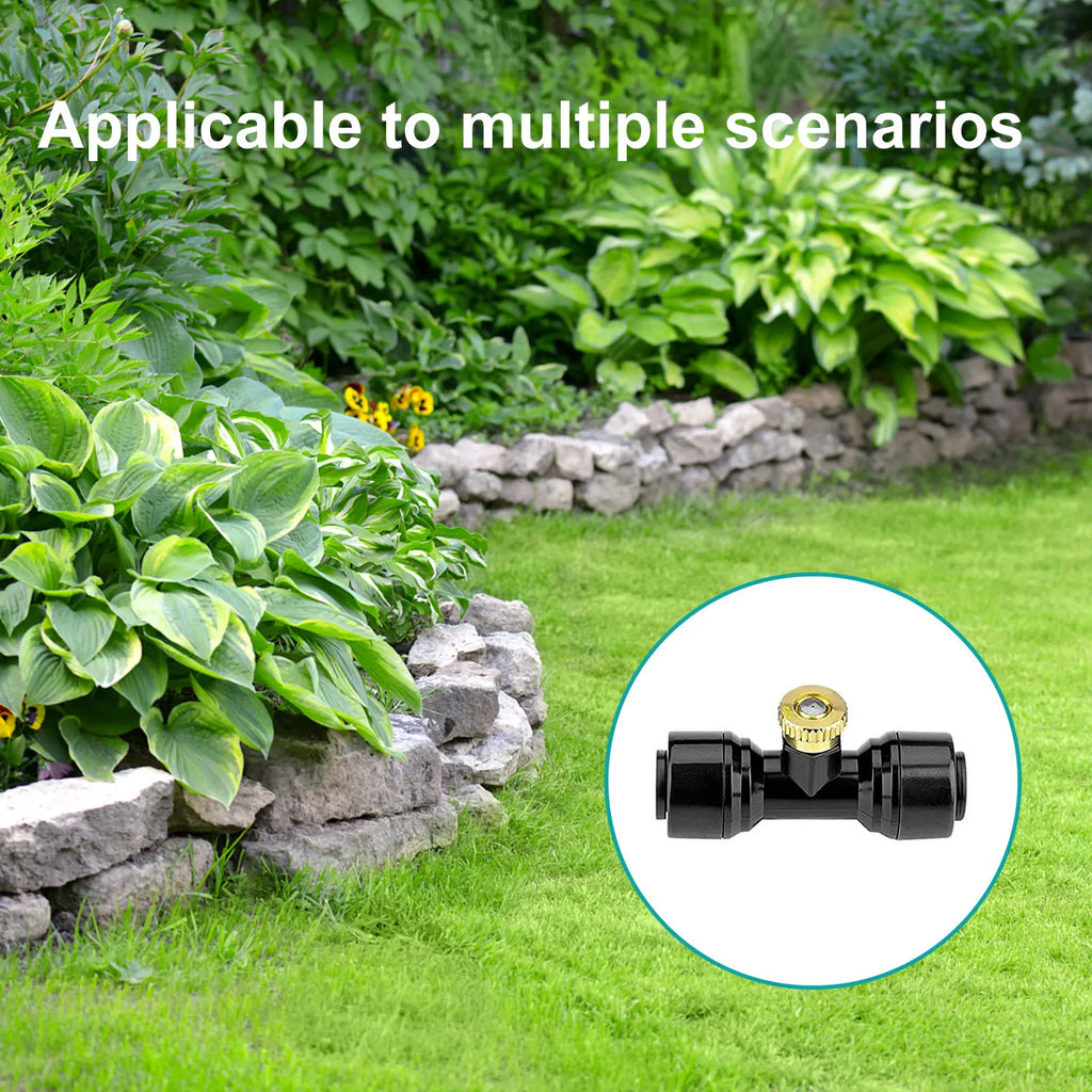 20 Pcs Misting System Nozzles Set Leakproof O- Clogged Mist Nozzles Fit for 1/4 Inch Misting Hose