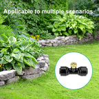 20 Pcs Misting System Nozzles Set Leakproof O- Clogged Mist Nozzles Fit for 1/4 Inch Misting Hose