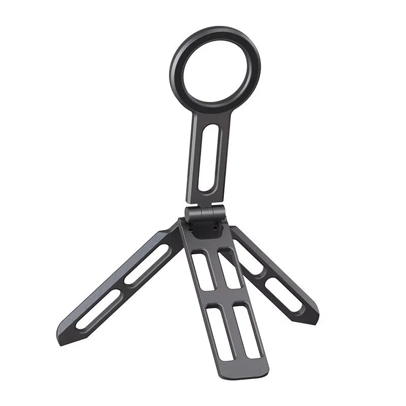 Foldable Magnetic Phone Holder Desktop Lazy Tripod Cell Phone Stand For Magsafe iPhone 16 15 14 13 12 Pro Max Smartphone Bracket