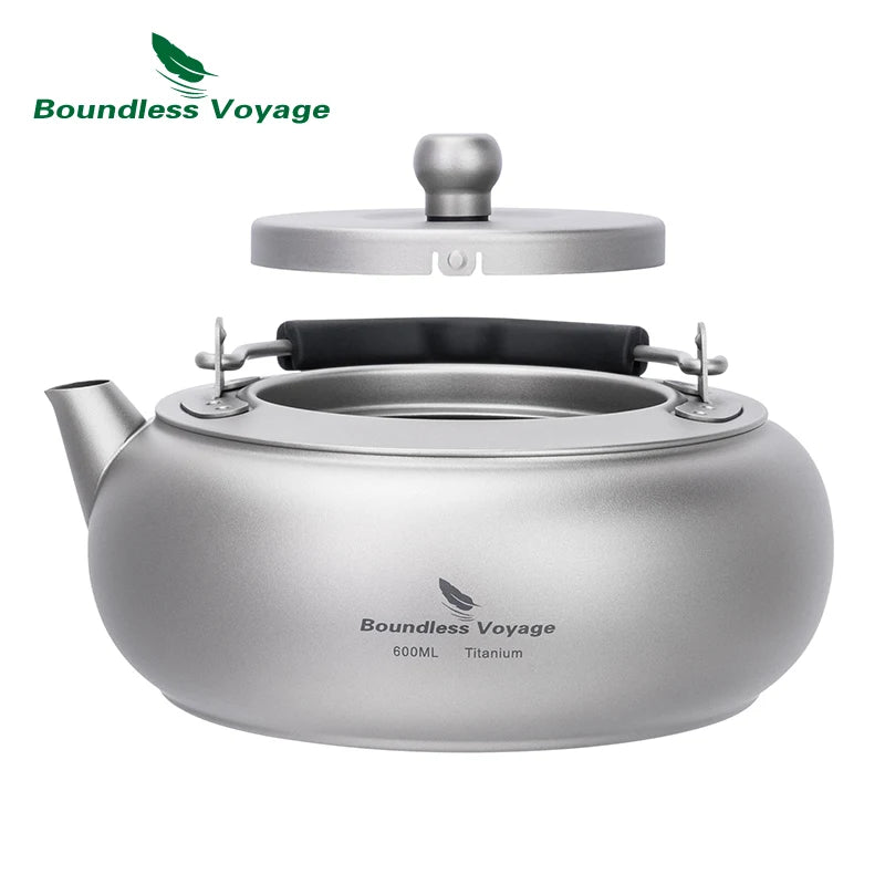 Ultimate Titanium Kettle for Hikers - Lightweight Adventure Essential