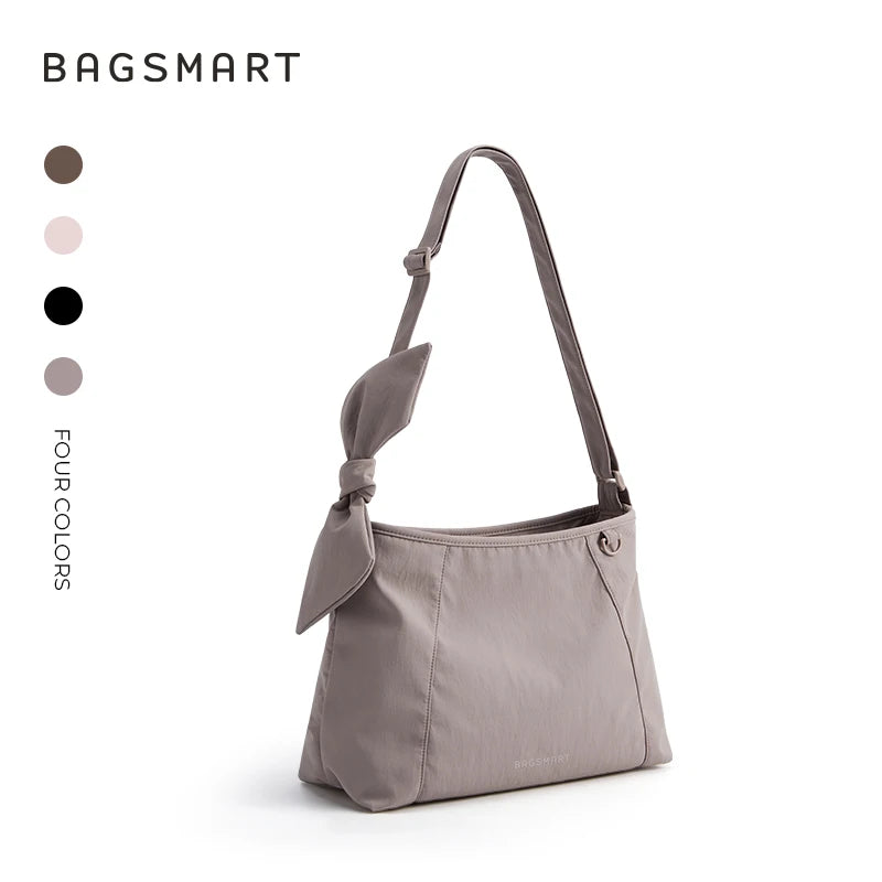 BAGSMART Shoulder Bags Women Versatile Tote Bag Lightweight Casual Commuting Crossbody Bag Underarm Hobo Bag