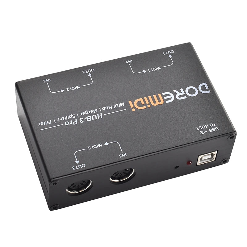 Elevate Your Music Setup: DOREMiDi MIDI HUB-3 Pro Connectivity Solution