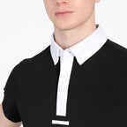 MXLLINA Mens Equestrian Short Sleeve T-Shirts Sports Horse Riding Tops Man Ridings Competition Blouse Equestrian Base Layer