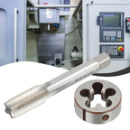 5/8-18 UNF Tap and Die Set for Thread Tapping, High Speed Steel Right Hand Tool for Metalworking and CNC Manufacturing