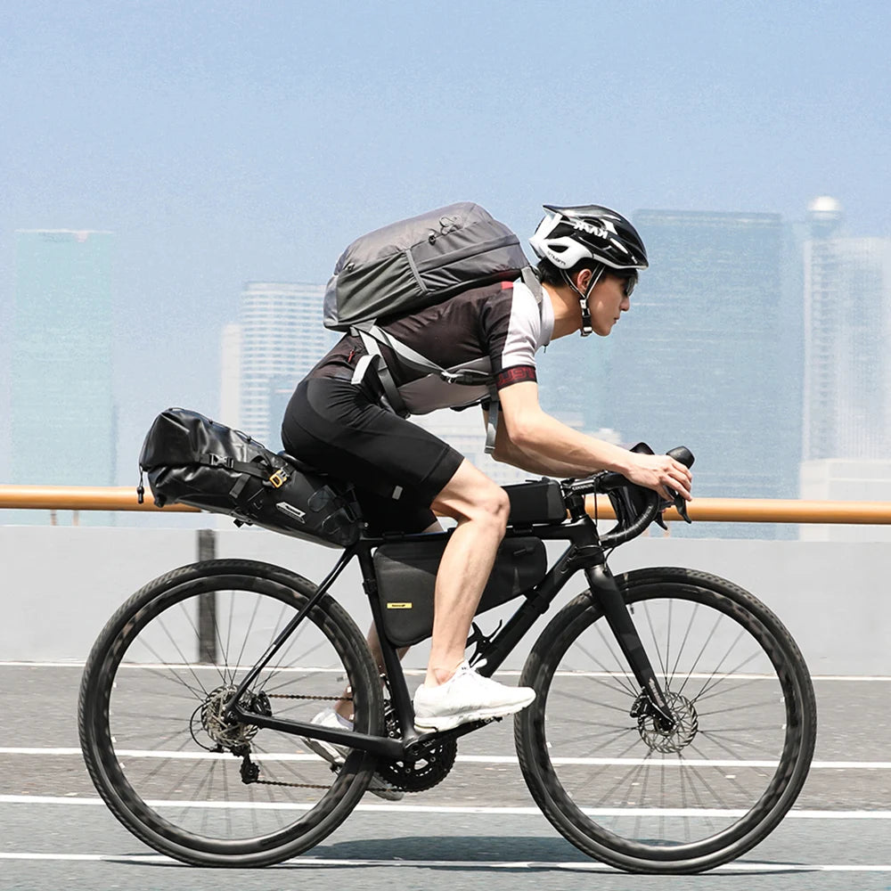 Ultimate Cycling Gear: Waterproof Rhinowalk 4L Frame Bag for Easy Organization