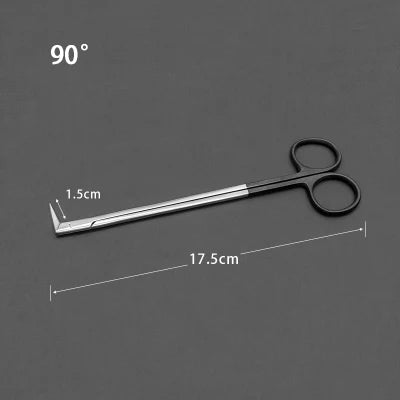 Potts Cut Angle Vascular Scissors Microscopic Coronary Artery Stainless Steel Microscopic Beak Scissors