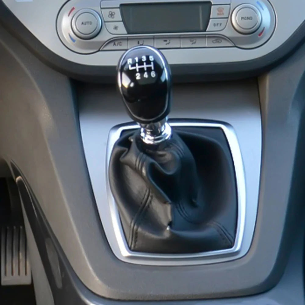 6-Speed Manual Gear Shift Knob Stick Shifter for Ford Focus Mk2/Mk3, C-Max, Kuga, Mondeo Mk4, S-Max