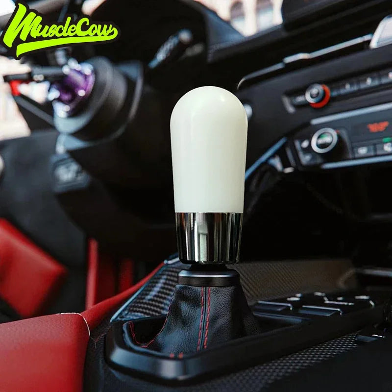 Car Gear Shift Knob with 10cm Extension Rod, Universal Fit, Combination A/B, 1pc