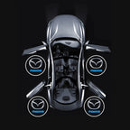 2pcs/set Car Led Logo Door Light Laser Projector Ghost lamp Welcome Light For Mazda 6 8 Atenza Axela RX-8 RX-9 Ruiyi Accessories