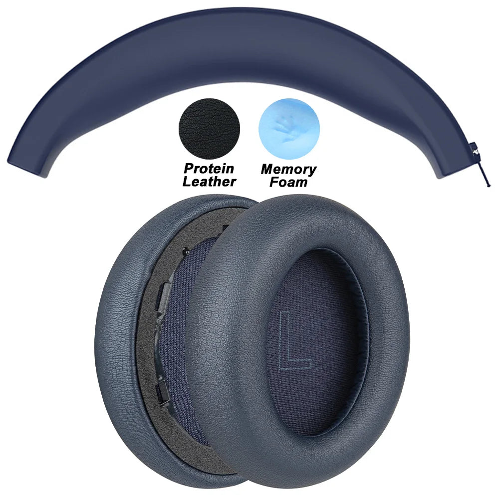 Earphone pads For Anker Soundcore Life Q30 Q35 replacement pink Earpads headphones Earmuffs Mesh Memory Covers Sponge  Protein