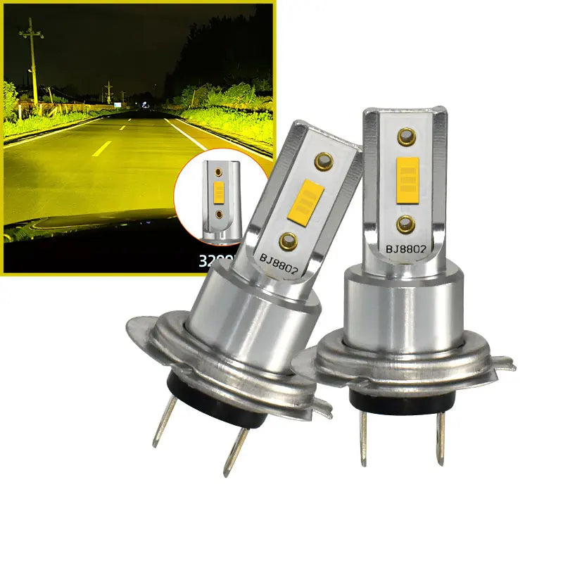 1:1 Halogen Bulbs to LED H7 LED Plug and Play 1900K 3200K 6000K 8000K Amber/Golden/White/Blue DC 12V for Car Headlight Lights