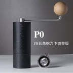 KINGrinder P0/P2 Lightweight Manual Hand Coffee Grinder for Moka pot Drip with Assembly Consistency Stainless Steel burr