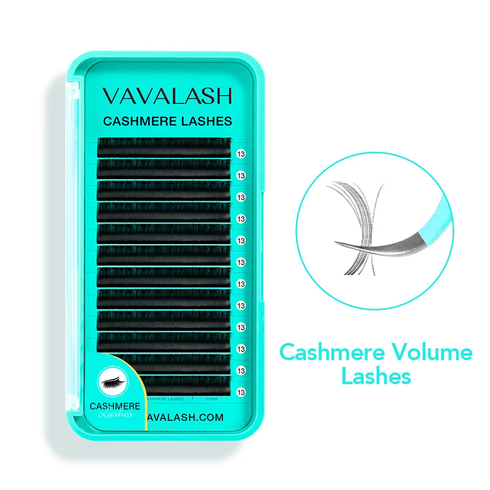 VAVALASH Cashmere Volume Eyelash Extension Tray C Curl 0.03mm/0.05mm Length Options