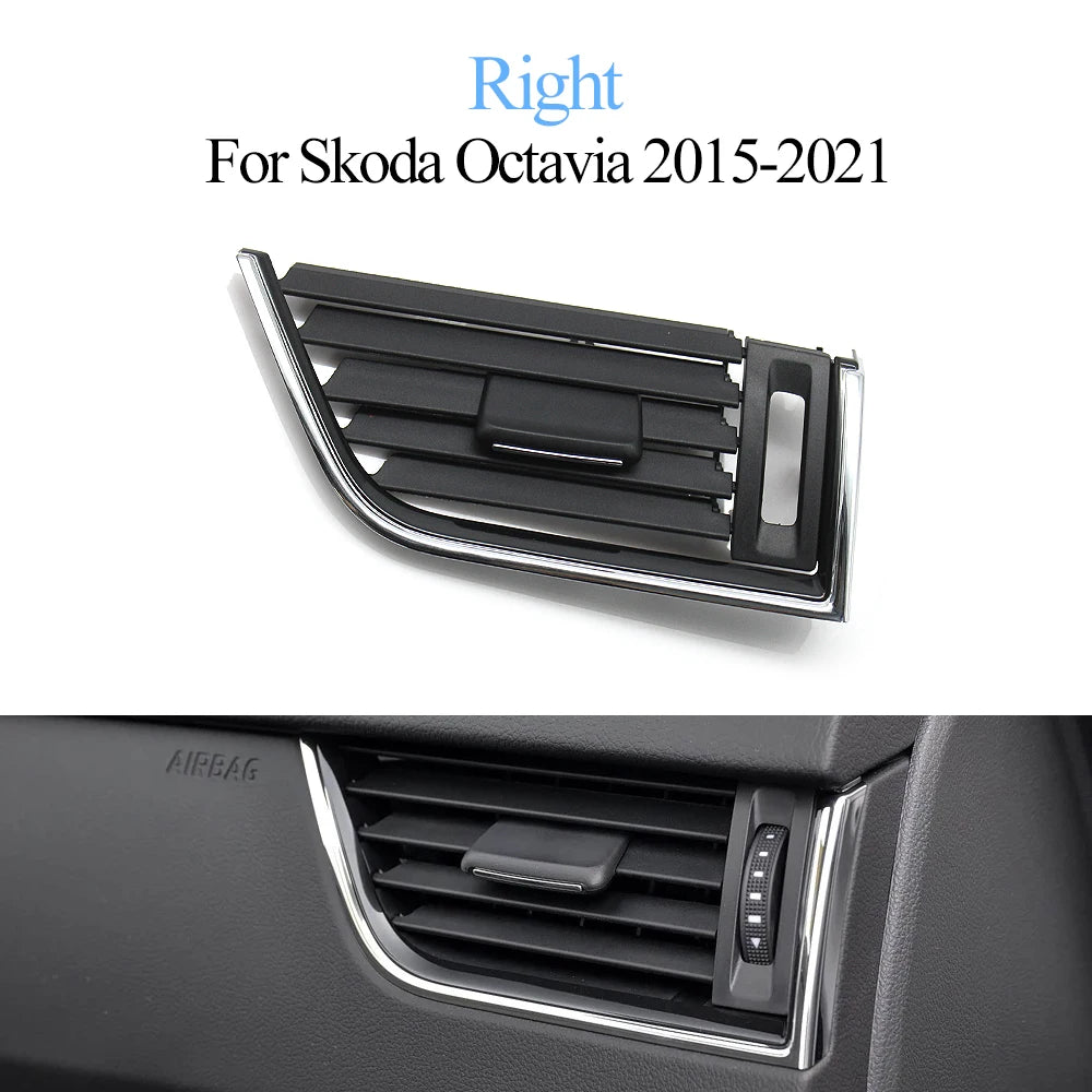 Car Left Right Middle Air Conditioner AC Vent Grille Outlet Panel Cover For For Skoda Octavia 3 A7 5E MK3 2013-2021 5E0820951C