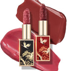 CATKIN Matte Lipstick 2PCS Set Long Lasting for 24H，Lightweight Soft and Ultra Hydrating Lipsticks Infused with Vitamin E