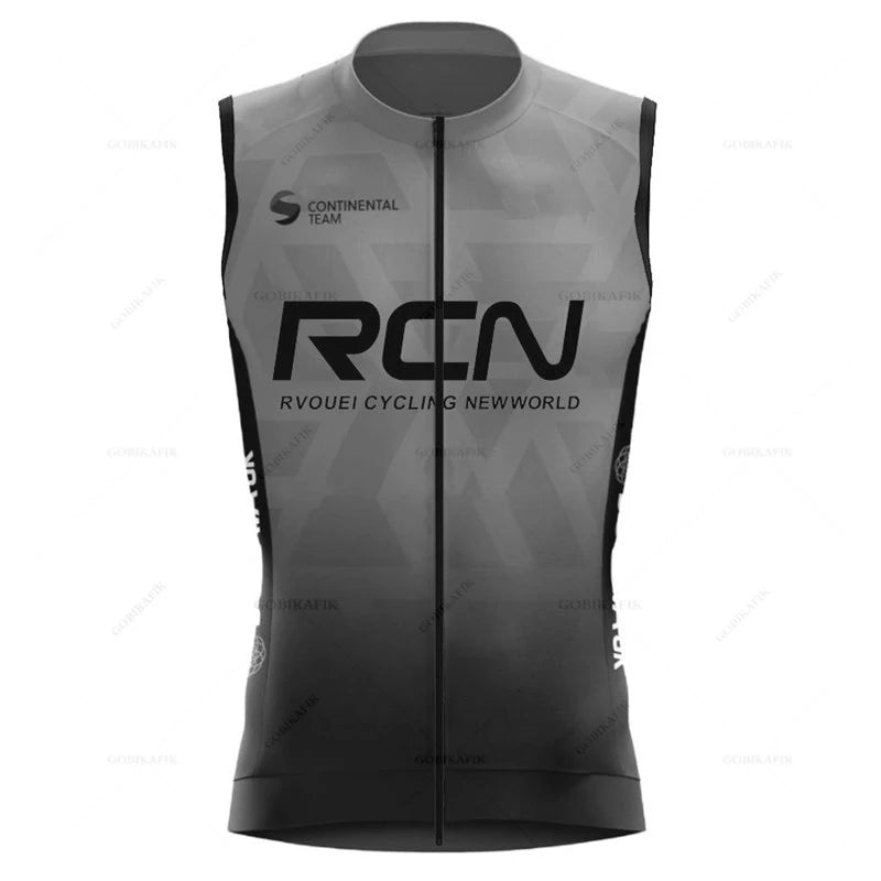 Rvouei Windproof Cycling Jersey Vest Sleeveless Lightweight Breathable, Sizes XS-5XL